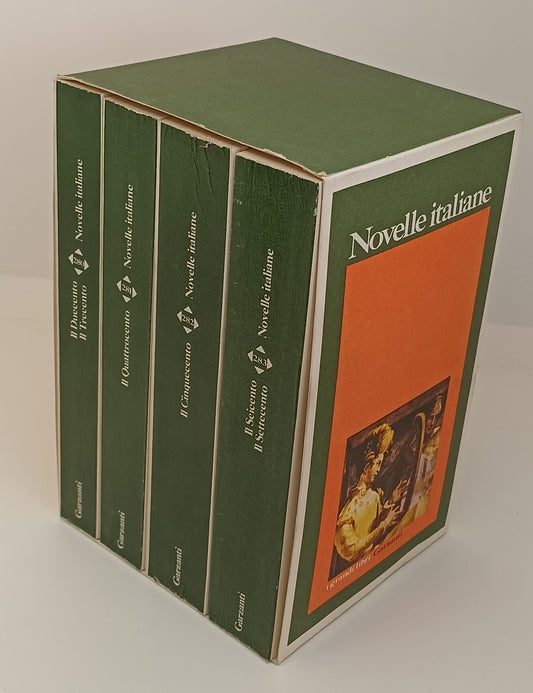 LN- NOVELLE ITALIANE COFANETTO 4 VOLUMI-- GARZANTI- GRANDI LIBRI-- 1982-B-XFS122