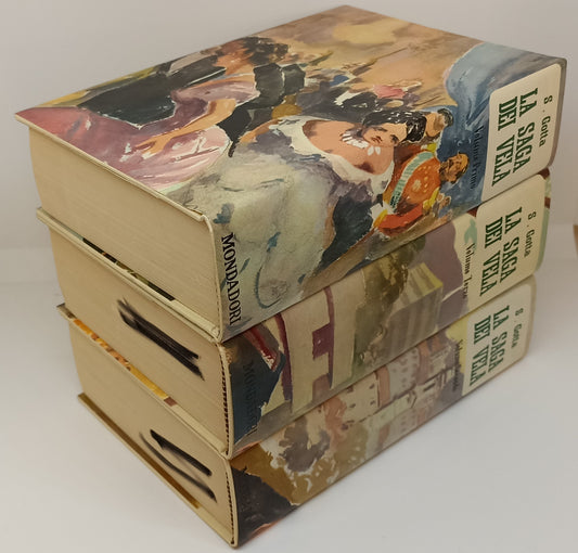 LN- LA SAGA DEI VELA COFANETTO 3 VOLUMI - GOTTA - MONDADORI--- 1974 - CS- XFS122