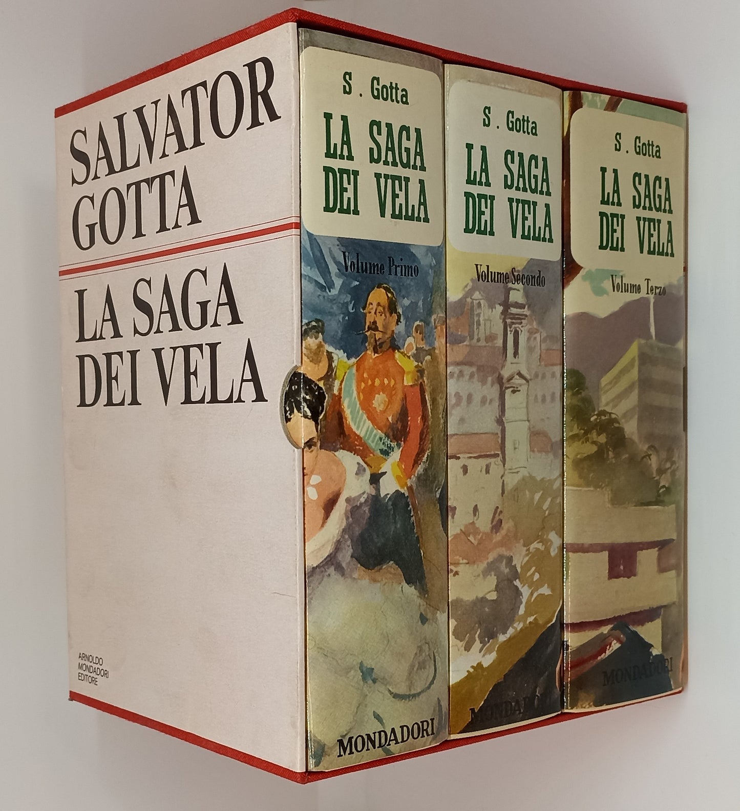 LN- LA SAGA DEI VELA COFANETTO 3 VOLUMI - GOTTA - MONDADORI--- 1974 - CS- XFS122
