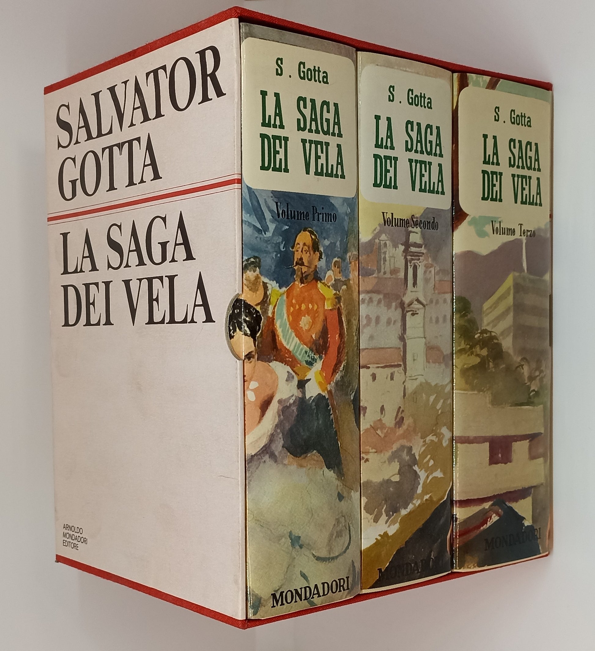 LN- LA SAGA DEI VELA COFANETTO 3 VOLUMI - GOTTA - MONDADORI--- 1974 - CS- XFS122
