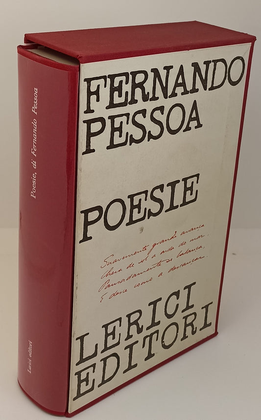 LN- POESIE - FERNANDO PESSOA - LERICI EDITORI - POETI EUROPEI-- 1967- CS- XFS122
