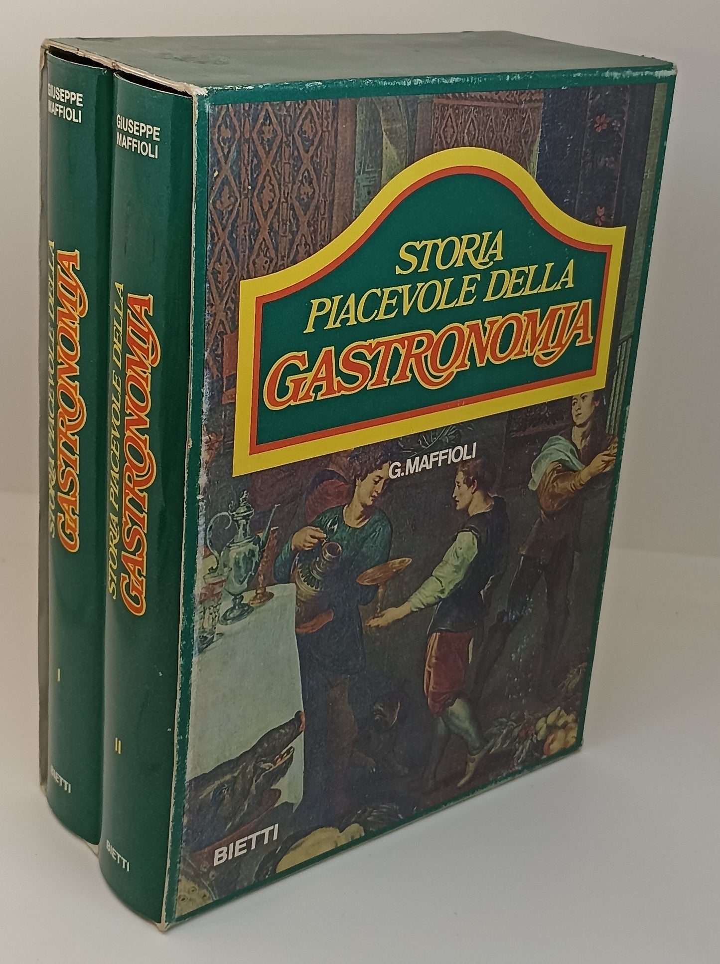 LS- STORIE PIACEVOLI DELLA GASTRONOMIA 1/2- MAFFIOLI- BIETTI--- 1976- CS- XFS123