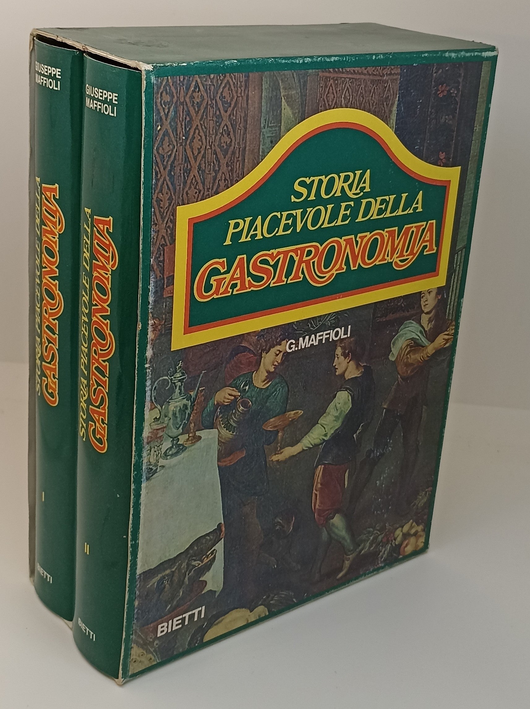 LS- STORIE PIACEVOLI DELLA GASTRONOMIA 1/2- MAFFIOLI- BIETTI--- 1976- CS- XFS123