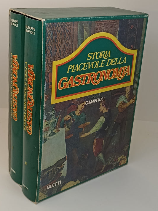 LS- STORIE PIACEVOLI DELLA GASTRONOMIA 1/2- MAFFIOLI- BIETTI--- 1976- CS- XFS123