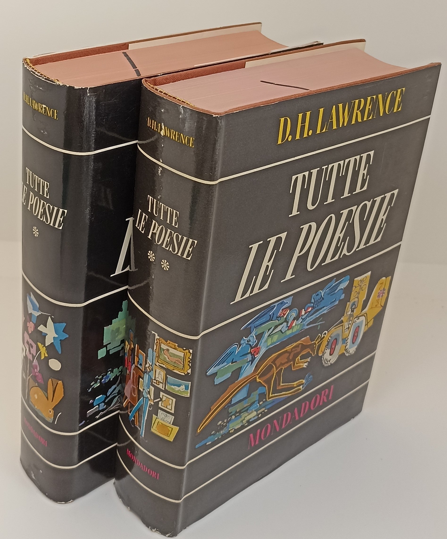 LN- TUTTE LE POESIE 2 VOLUMI - LAWRENCE - MONDADORI -- 1a ED. - 1959- CS- XFS123