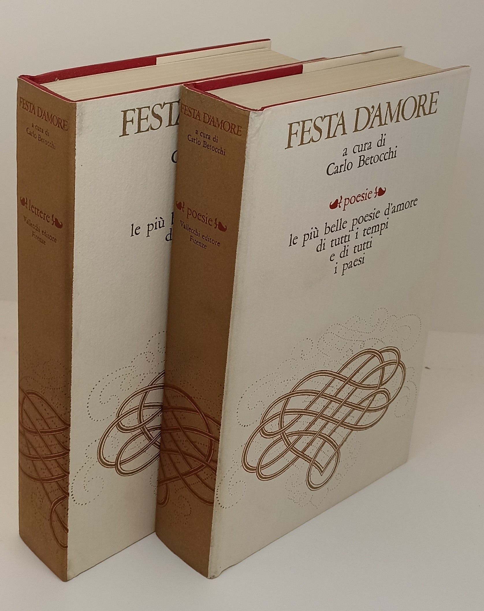 LN- FESTA D'AMORE 2 VOLL POESIE LETTERE- BERTOCCHI- VALLECCHI--- 1969- CS-XFS123
