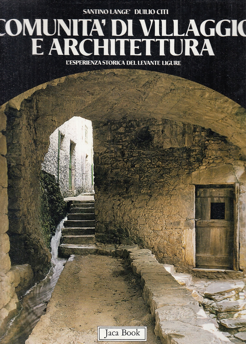 LT- COMUNITA' DI VILLAGGIO E ARCHITETTURA- LANGE'- JACA BOOK--- 1985- CS- YFS849