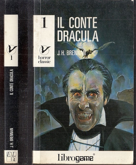 LF- HORROR CLASSIC N.1 IL CONTE DRACULA - BRENNAN - LIBROGAME --- 1987 - B - YFS