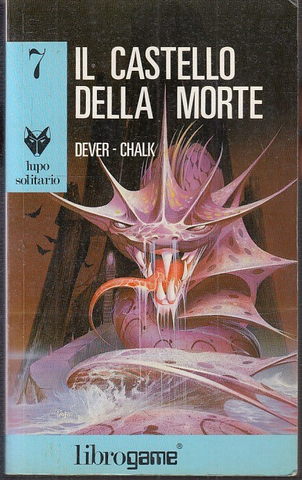 LF- LUPO SOLITARIO 7 CASTELLO DELLA MORTE- DEAVER CHALK- LIBROGAME--- 1987- B- YFS