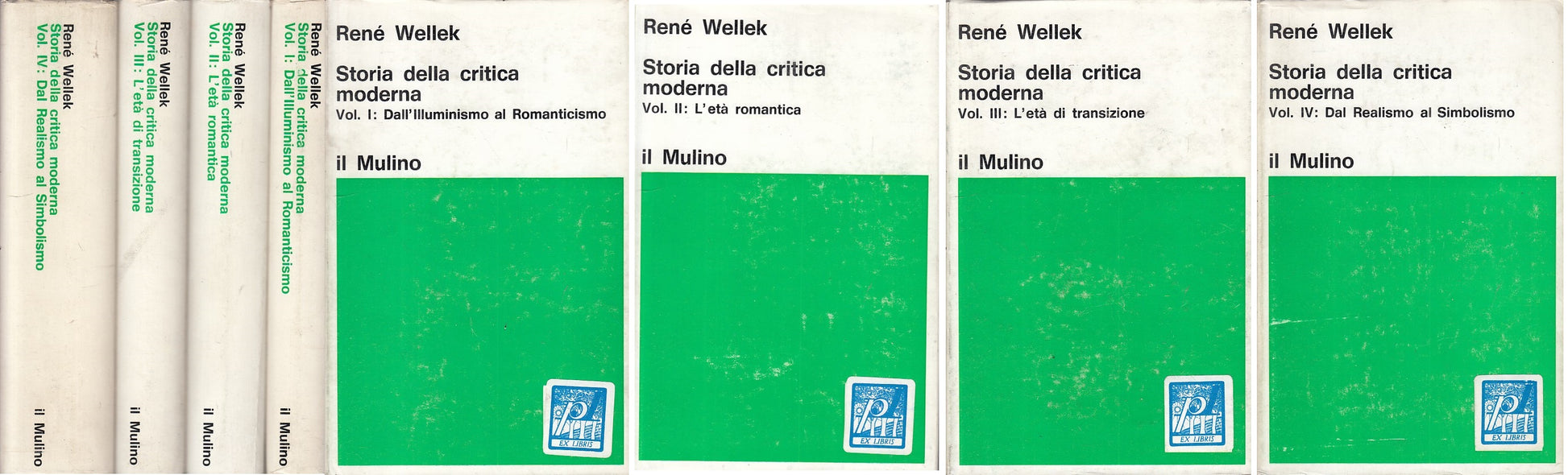 LS- STORIA DELLA CRITICA MODERNA 4 VOLL.- WELLEK - MULINO --- 1971 - CS - ZFS267