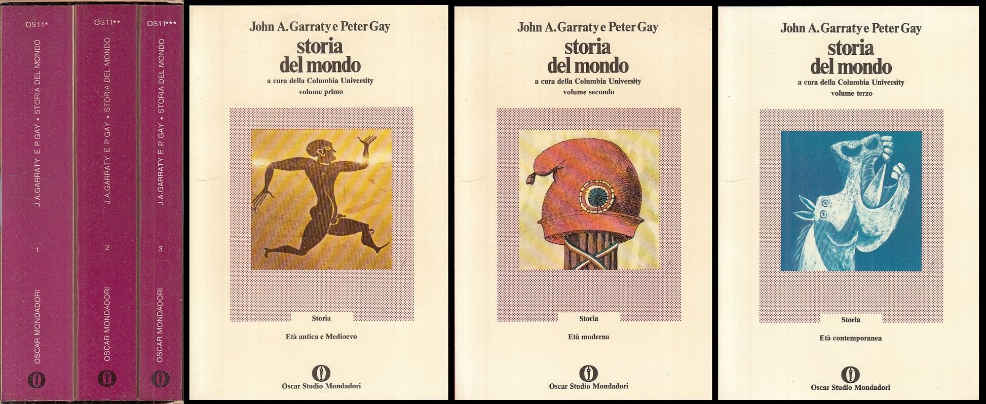 LS STORIA DEL MONDO 3 VOLL. - GARRATY GAY - MONDADORI ---- 1973 - B - ZFS292