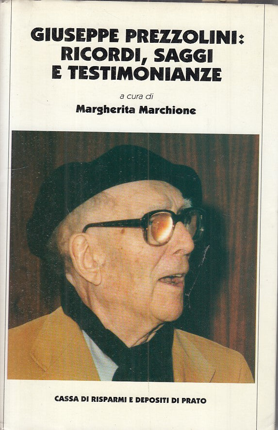 LS- PREZZOLINI: RICORDI SAGGI TESTIMONIANZE -- PRATO --- 1983 - CS - ZFS332