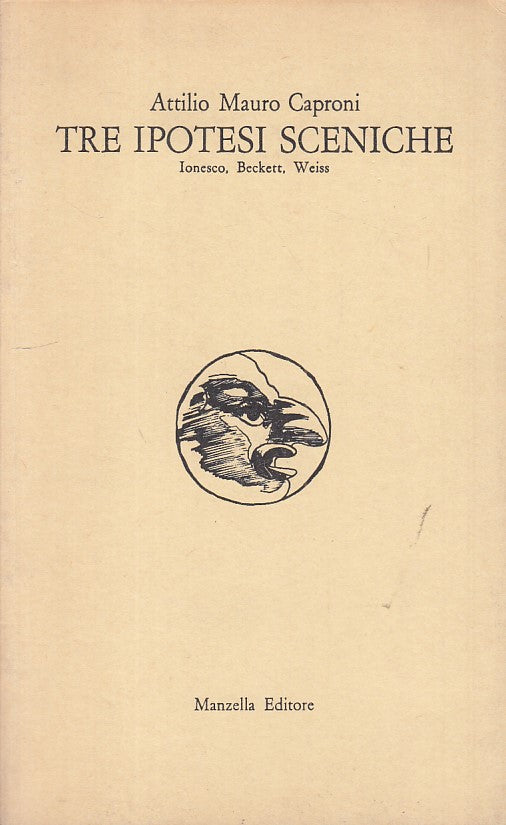 LS- TRE IPOTESI SCENICHE IONESCO BECKETT WEISS -- MANZELLA --- 1975 - B - ZFS331