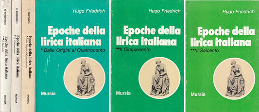 LS- EPOCHE DELLA LIRICA ITALIANA 3 VOLL.- FRIEDRICH- MURSIA--- 1964 - B - YFS257