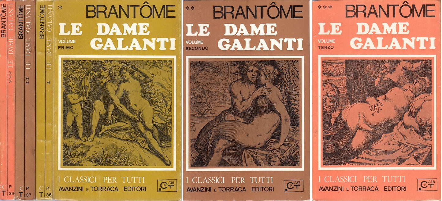 LS- LE DAME GALANTI 3 VOLL. - BRANTOME - ABANZINI TORRACA --- 1967 - B - ZFS7