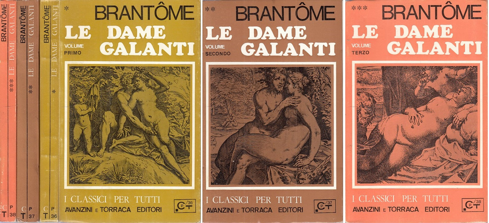 LS- LE DAME GALANTI 3 VOLL. - BRANTOME - ABANZINI TORRACA --- 1967 - B - ZFS7