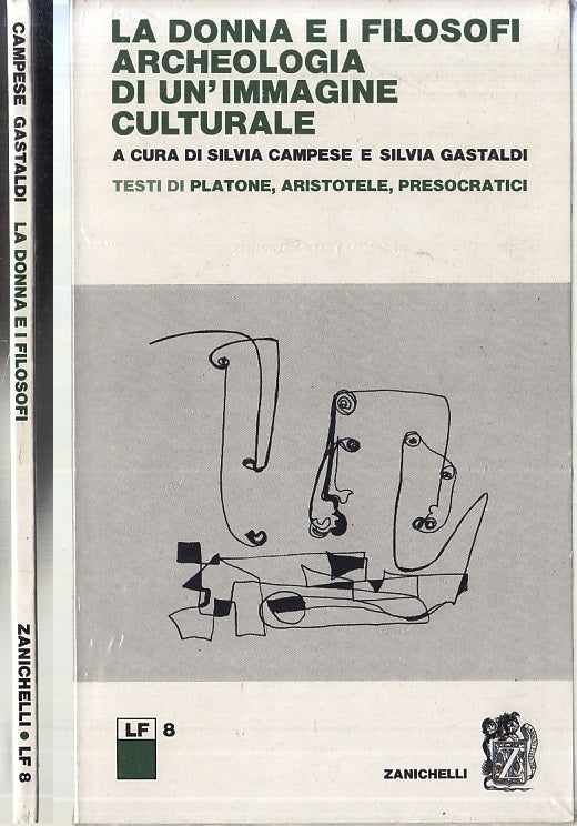 LS- DONNA FILOSOFI ARCHEOLOGIA IMMAGINE CULTURALE-- ZANICHELLI--- 1977- B-XFS123
