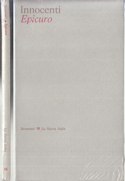 LS- EPICURO BLISTERATO - INNOCENTI - LA NUOVA ITALIA --- 1975 - B - XFS123