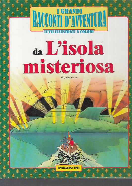 LB- I GRANDI RACCONTI D'AVVENTURA L'ISOLA MISTERIOSA - VERNE ---- 1990 - C - RGZ