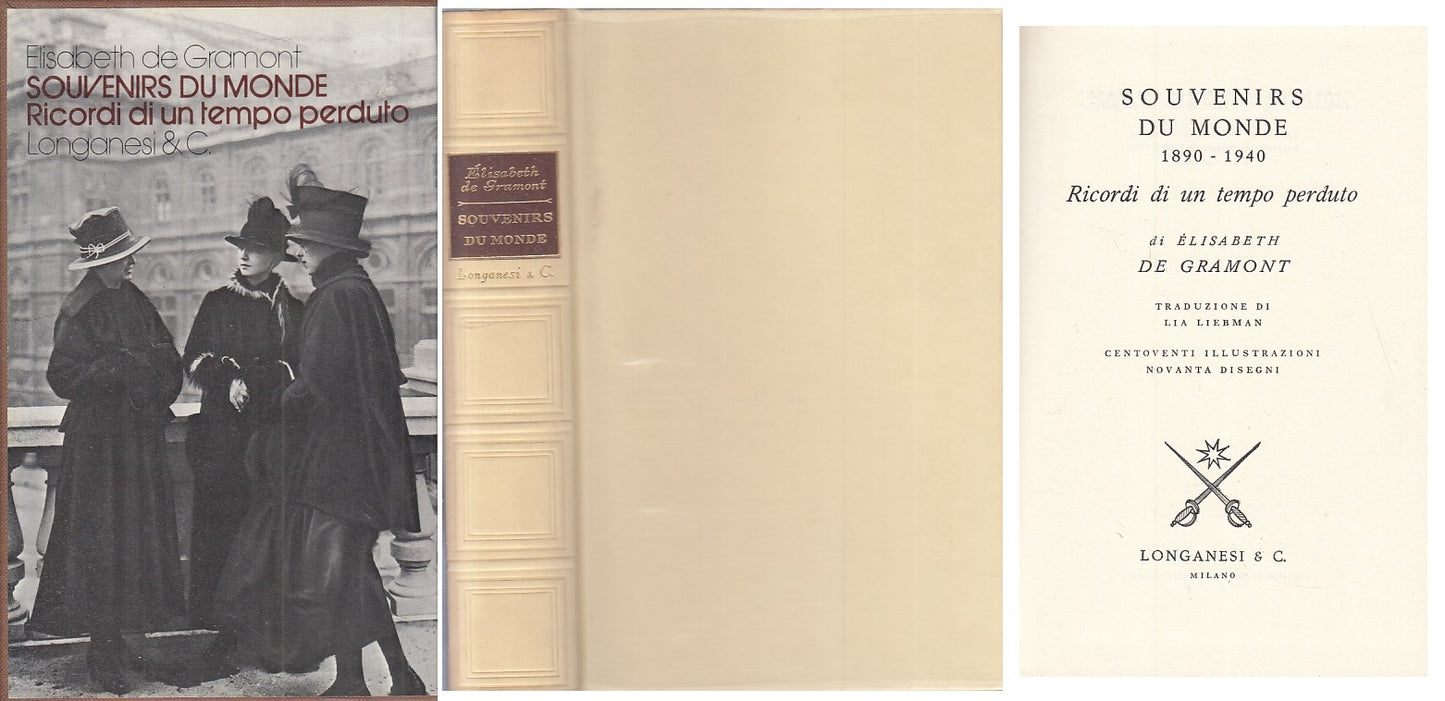 LN- SOUVENIRS DU MONDE RICORDI - DE GRAMONT - LONGANESI --- 1966 - CS - ZFS212