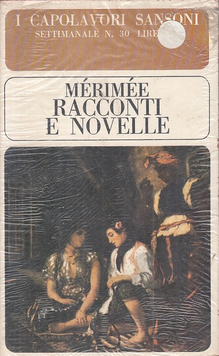 LN- RACCONTI E NOVELLE - MERIMEE - SANSONI - CAPOLAVORI -- 1966 - B - ZFS422