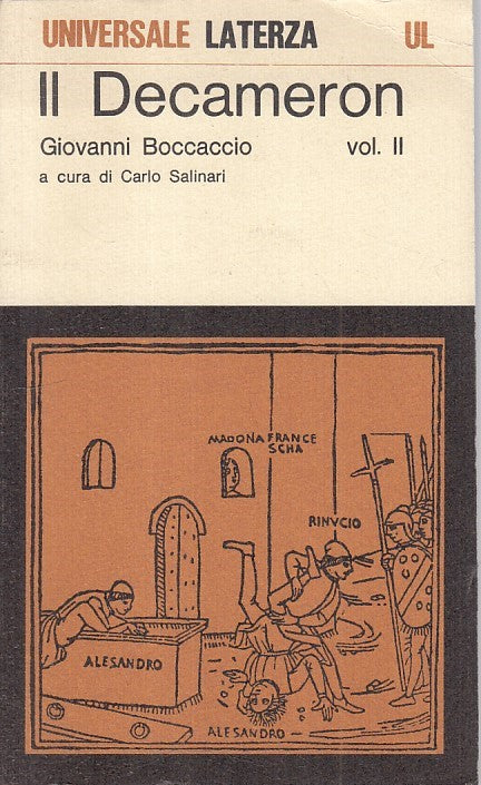 IL DECAMERON VOL.II - GIOVANNI BOCCACCIO - LATERZA --- 1975 - B - ZFS425