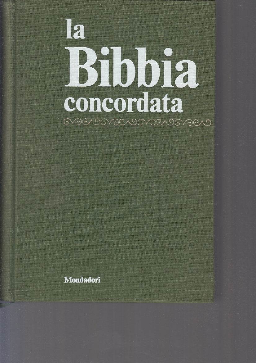 LD- LA BIBBIA CONCORDATA -- MONDADORI --- 1969 - C - YFS918