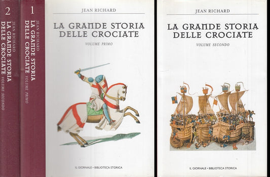 LS- GRANDE STORIA CROCIATE 2 VOLL.-- GIORNALE- STORICA 1/2 -- 2003 - CS - ZFS464