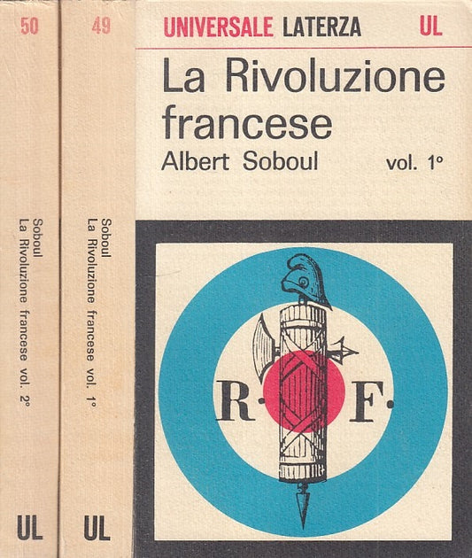 LS- LA RIVOLUZIONE FRANCESE 2 VOLL. - SOBOUL - LATERZA --- 1966 - B - ZFS480