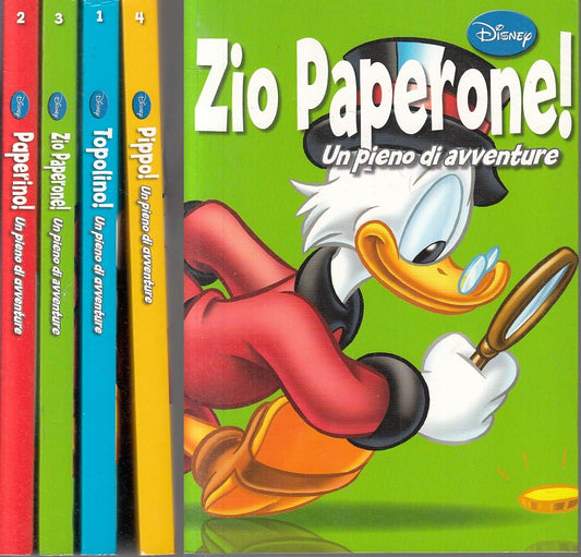 FD- UN PIENO DI AVVENTURE 1/4 TOPOLINO PAPERINO ZIO PAPERONE PIPPO--- 2012- B-TMX