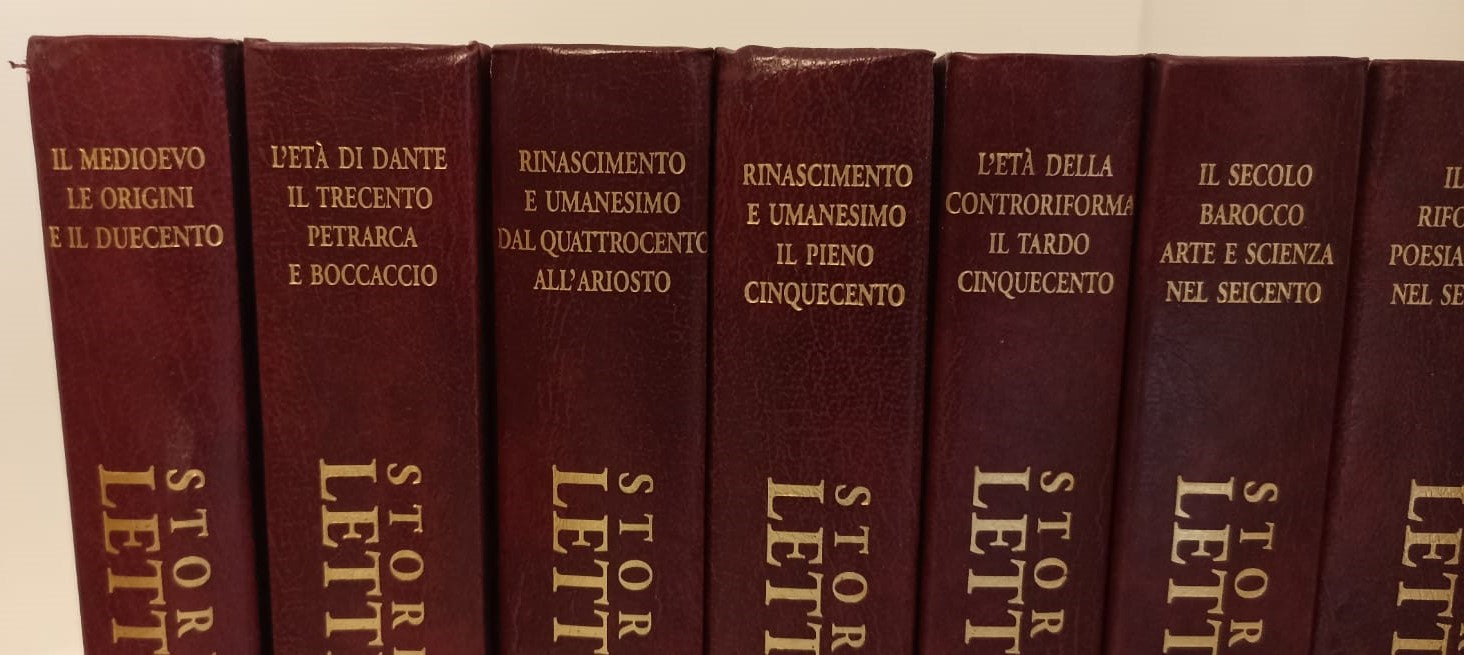 LN- STORIA GENERALE DELLA LETTERATURA ITALIANA VOLUMI 1/13-- MOTTA--- 2000-C-YFS