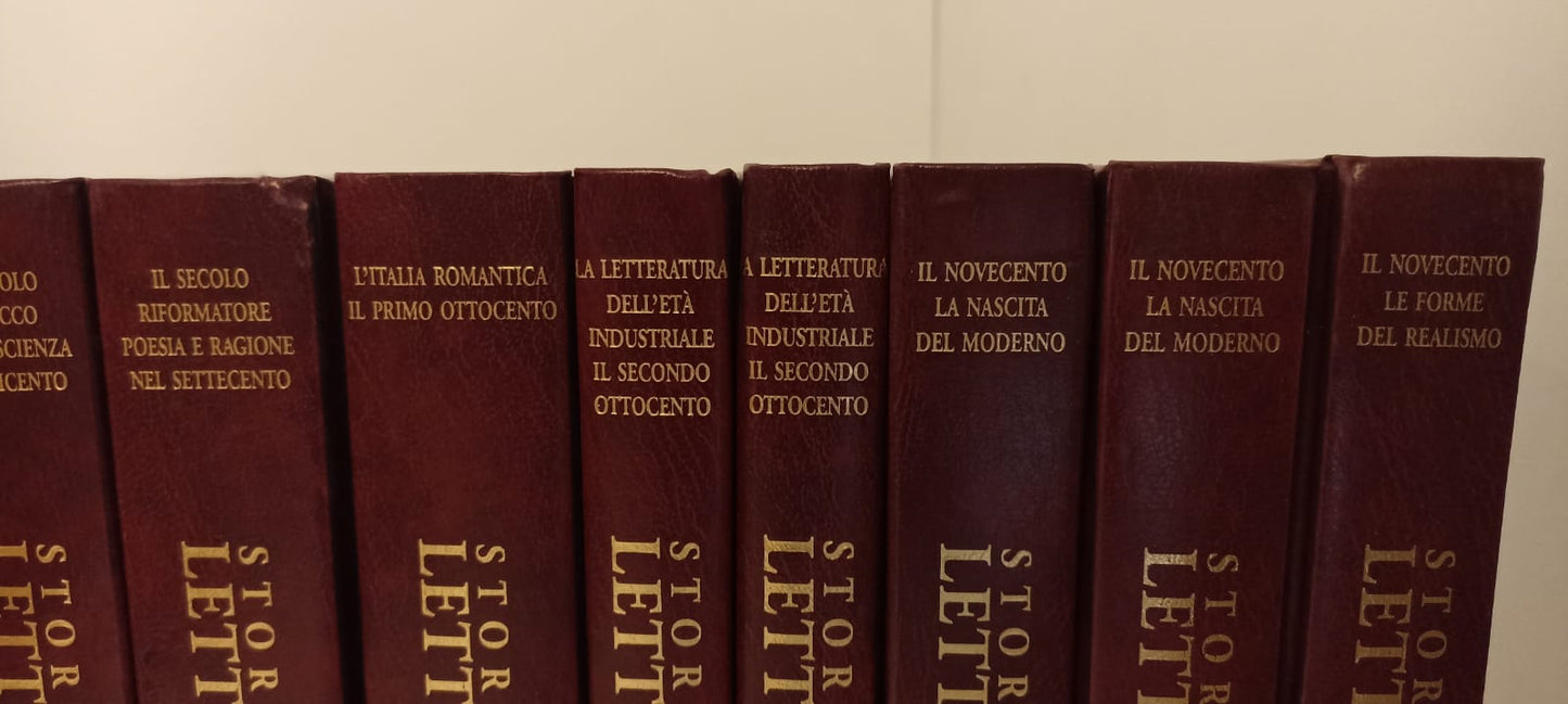 LN- STORIA GENERALE DELLA LETTERATURA ITALIANA VOLUMI 1/13-- MOTTA--- 2000-C-YFS