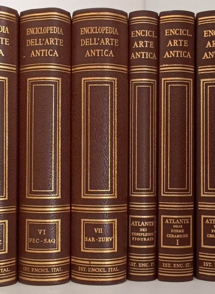 LT- ENCICLOPEDIA DELL'ARTE ANTICA 10 VOLUMI QUASI COMPLETA-- TRECCANI--- 1958- C- YFS