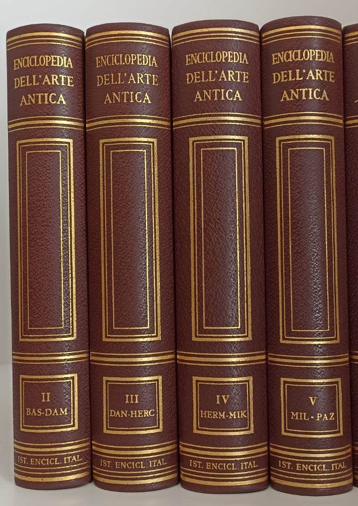 LT- ENCICLOPEDIA DELL'ARTE ANTICA 10 VOLUMI QUASI COMPLETA-- TRECCANI--- 1958- C- YFS