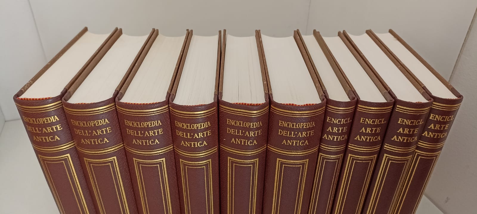 LT- ENCICLOPEDIA DELL'ARTE ANTICA 10 VOLUMI QUASI COMPLETA-- TRECCANI--- 1958- C- YFS