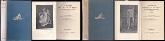 GOETHES ITALIENISCHE REISE 2 VOLUMI - GOETHE - ERSTER BAND--- 1913- C- XFS58