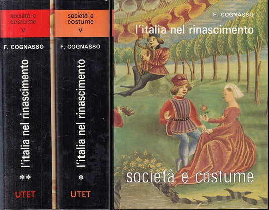 LS- L'ITALIA NEL RINASCIMENTO 1/2 VOLUME V - COGNASSO - UTET--- 1966- CS- YFS730