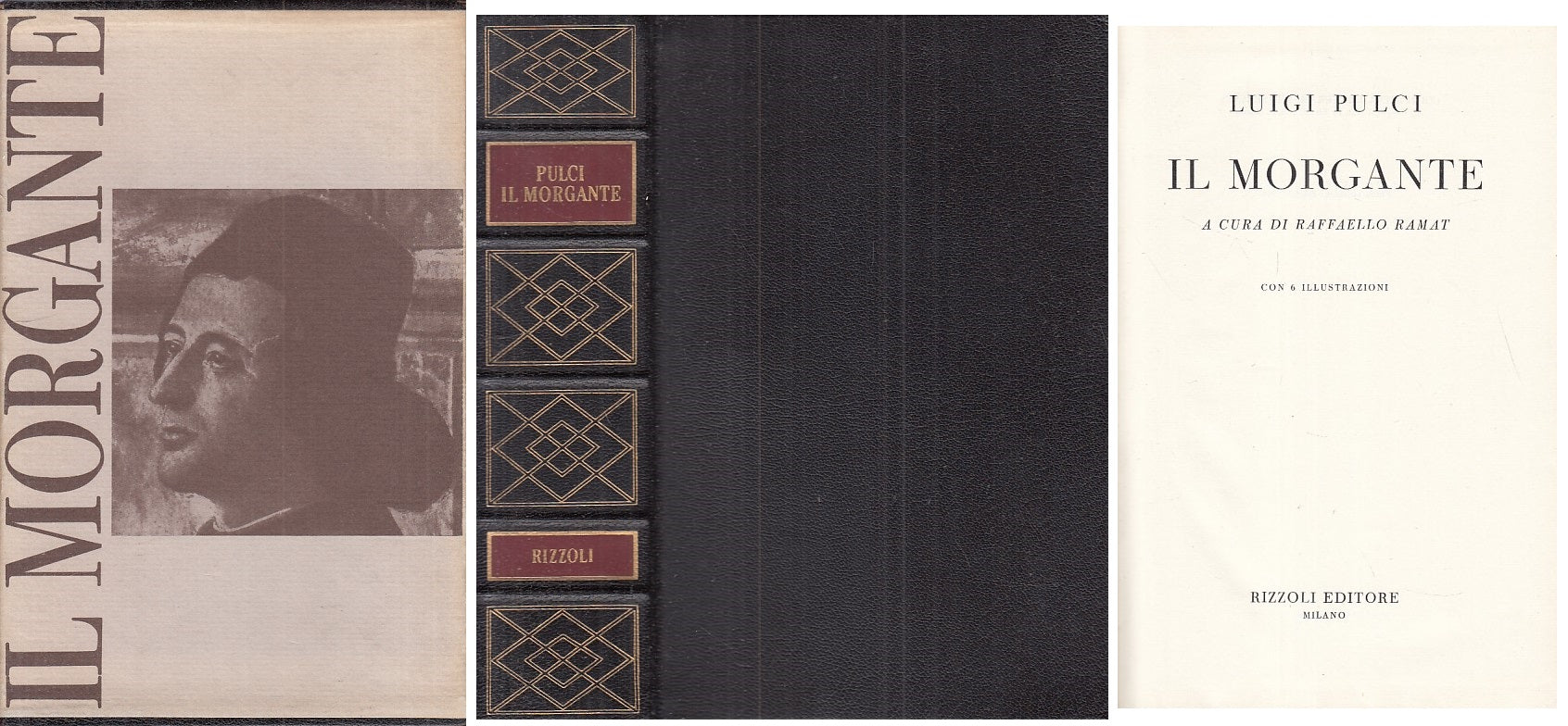 LN- IL MORGANTE - LUIGI PULCI - RIZZOLI - CLASSICI - 1a ED. - 1961 - C - XFS125