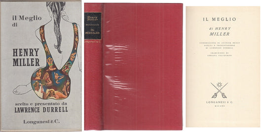IL MEGLIO DI HENRY MILLER - DURRELL - LONGANESI --- 1961 - CS - XFS126