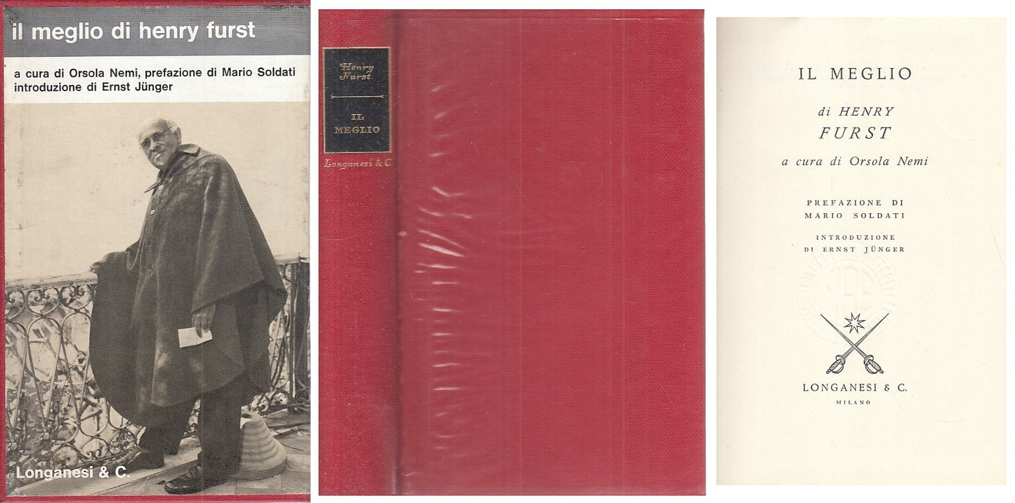 LN- IL MEGLIO DI HENRY FURST - NEMI - LONGANESI - IL MEGLIO-- 1970 - CS - XFS126