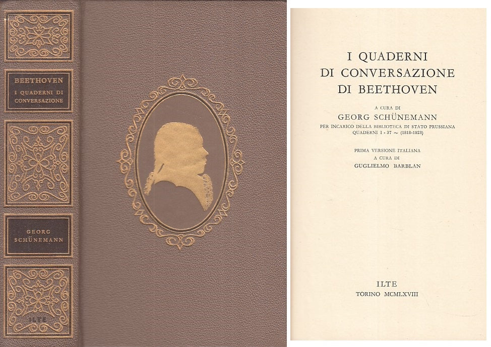 LS- QUADERNI CONVERSAZIONE DI BEETHOVEN- SCHUNEMANN- ILTE --- 1968 - CS - XFS126