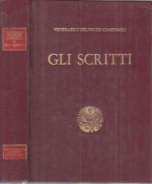 LS- GLI SCRITTI - GELTRUDE COMENSOLI - MORCELLIANA --- 1981 - CS - ZFS542