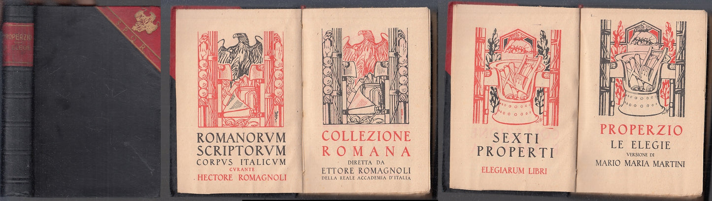 LN- ELEGIE - PROPERZIO - COLLEZIONE ROMANA --- 1930- C- XFS118