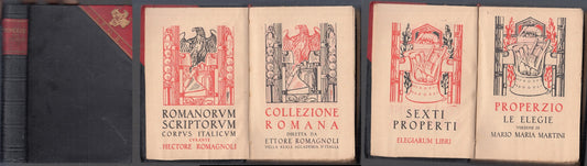 LN- ELEGIE - PROPERZIO - COLLEZIONE ROMANA --- 1930- C- XFS118