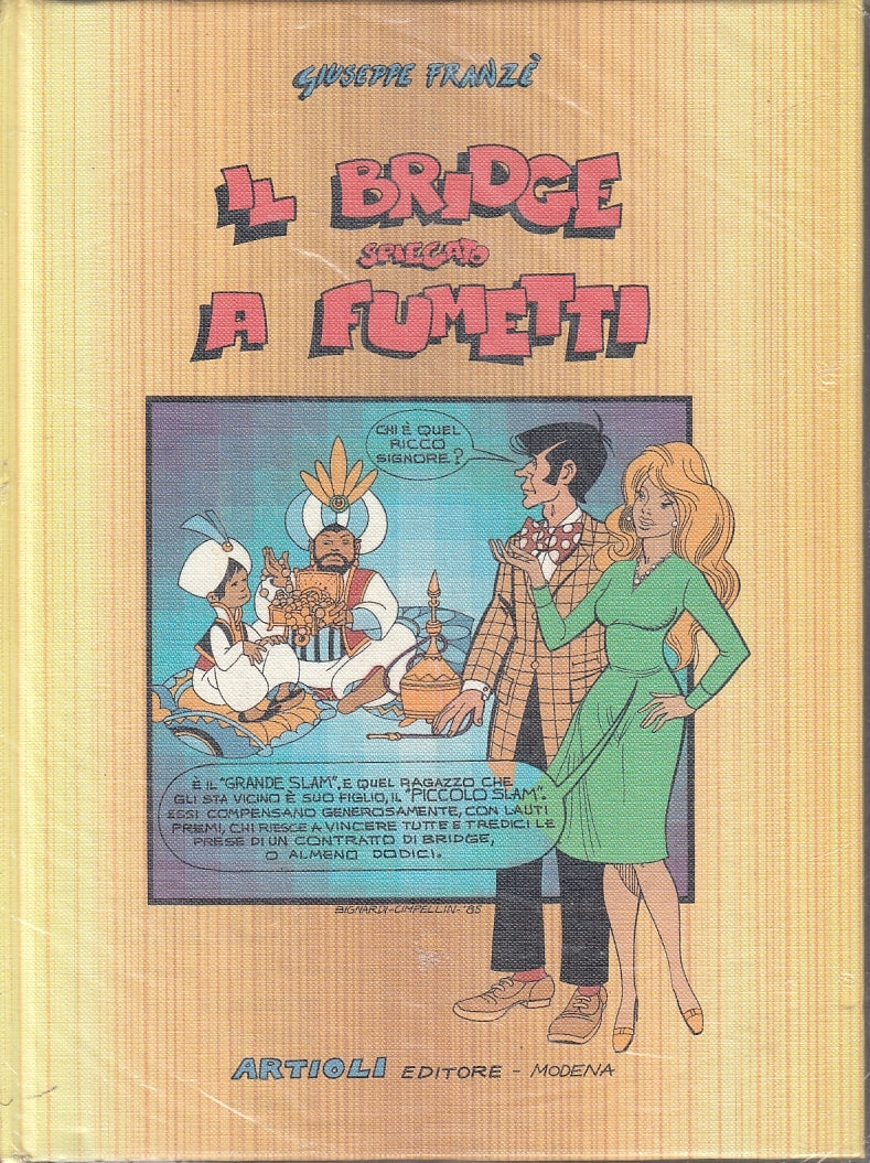 FZ- IL BRIDGE SPIEGATO A FUMETTI - GIUSEPPE FRANZE'- ARTIOLI --- 1985- C- YPL52