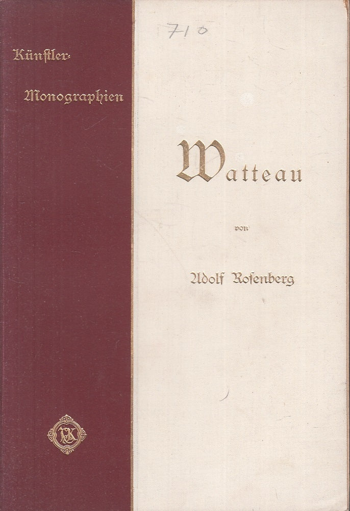 LT- MONOGRAFIE D'ARTE MATTEAU VON ADOLF ROSENBERG -- Leipzig --- 1896- C- ZFS603