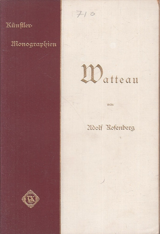 LT- MONOGRAFIE D'ARTE MATTEAU VON ADOLF ROSENBERG -- Leipzig --- 1896- C- ZFS603