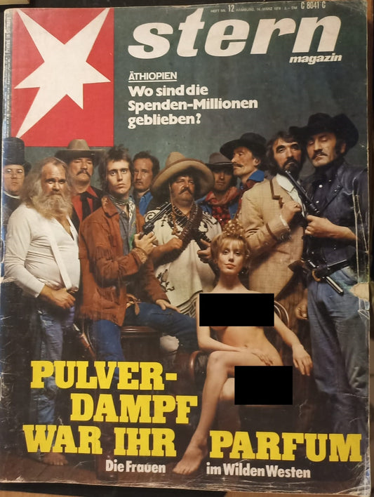 LX- RIVISTA  STERN MAGAZINE Nr.12 1974  PULVER DAMPF WAR IHR PARFUM - S - YFS297