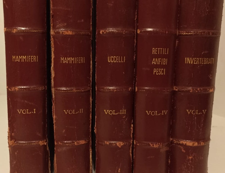 LZ- NATURA VIVA VOLUMI 1/5  OPERA COMPLETA -- VALLARDI --- 1961 - C - YFS999
