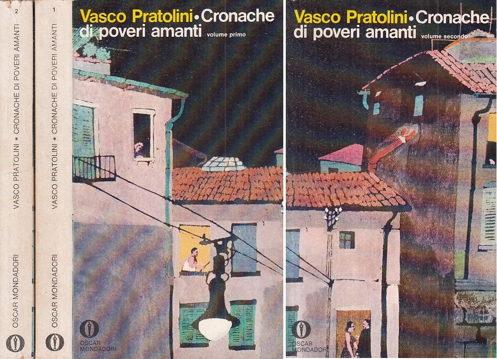 LN- CROONACHE DI POVERI AMANTI 2 VOLL.- PRATOLINI- MONDADORI--- 1974- B - ZFS480
